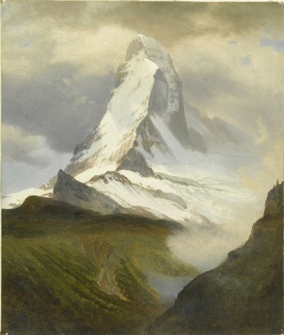 Matterhorn door Albert Bierstadt